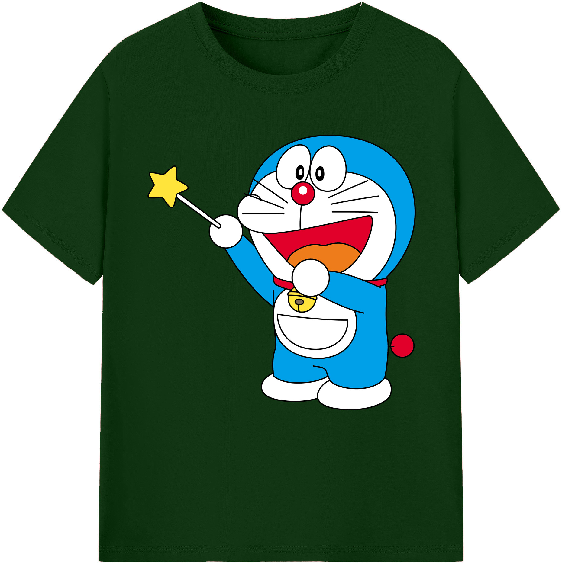 （画像用） ドラえもん Doraemon 綿100％半袖Tシャツ（フロントプリント）